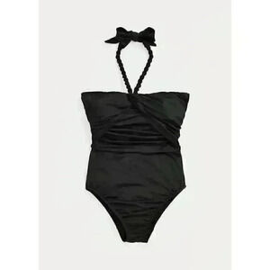 NEW! Lauren Ralph Lauren Women's 16 Twist-Bandeau One-Piece Swimsuit NWT $140